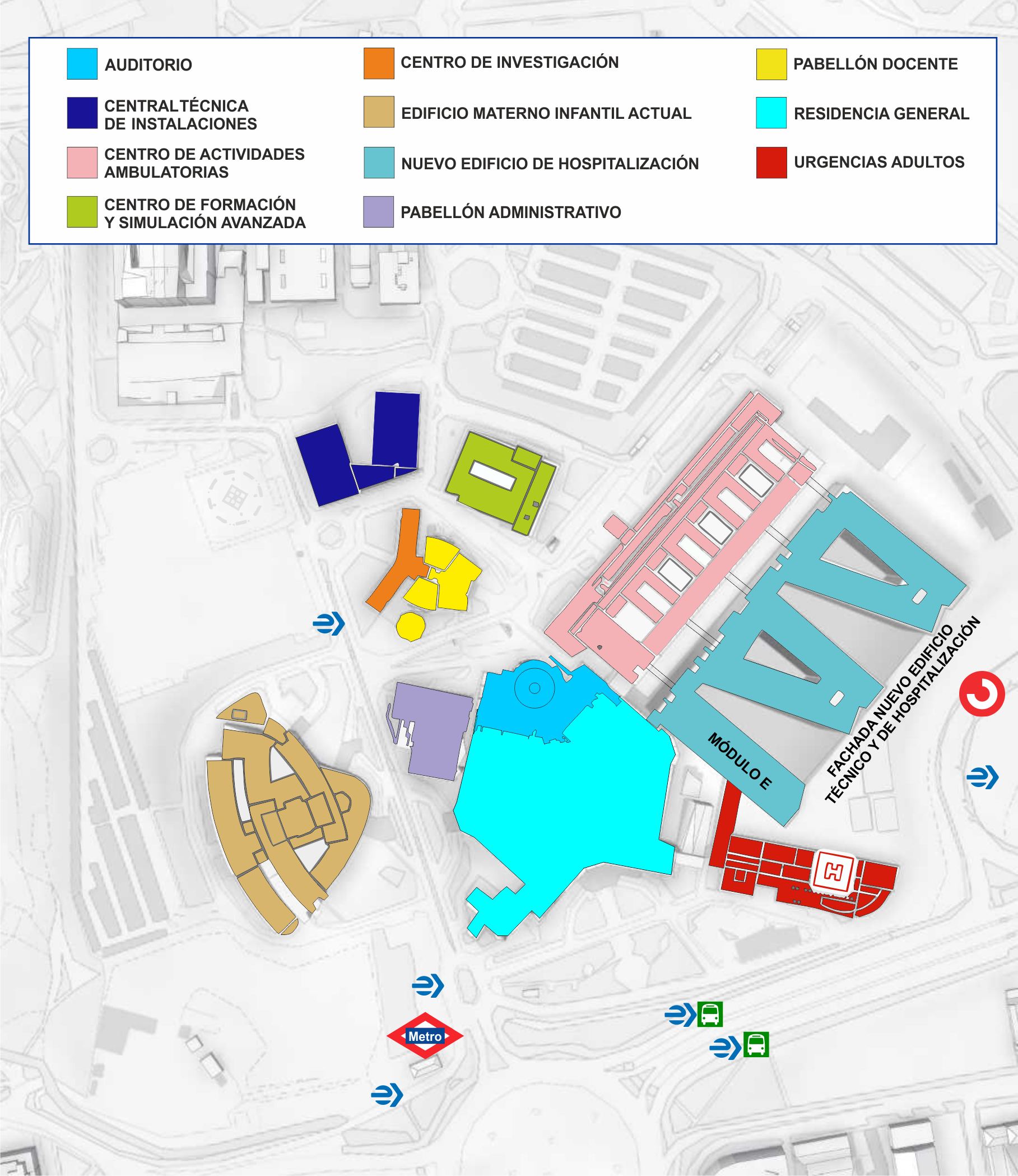 plano de los edificios 