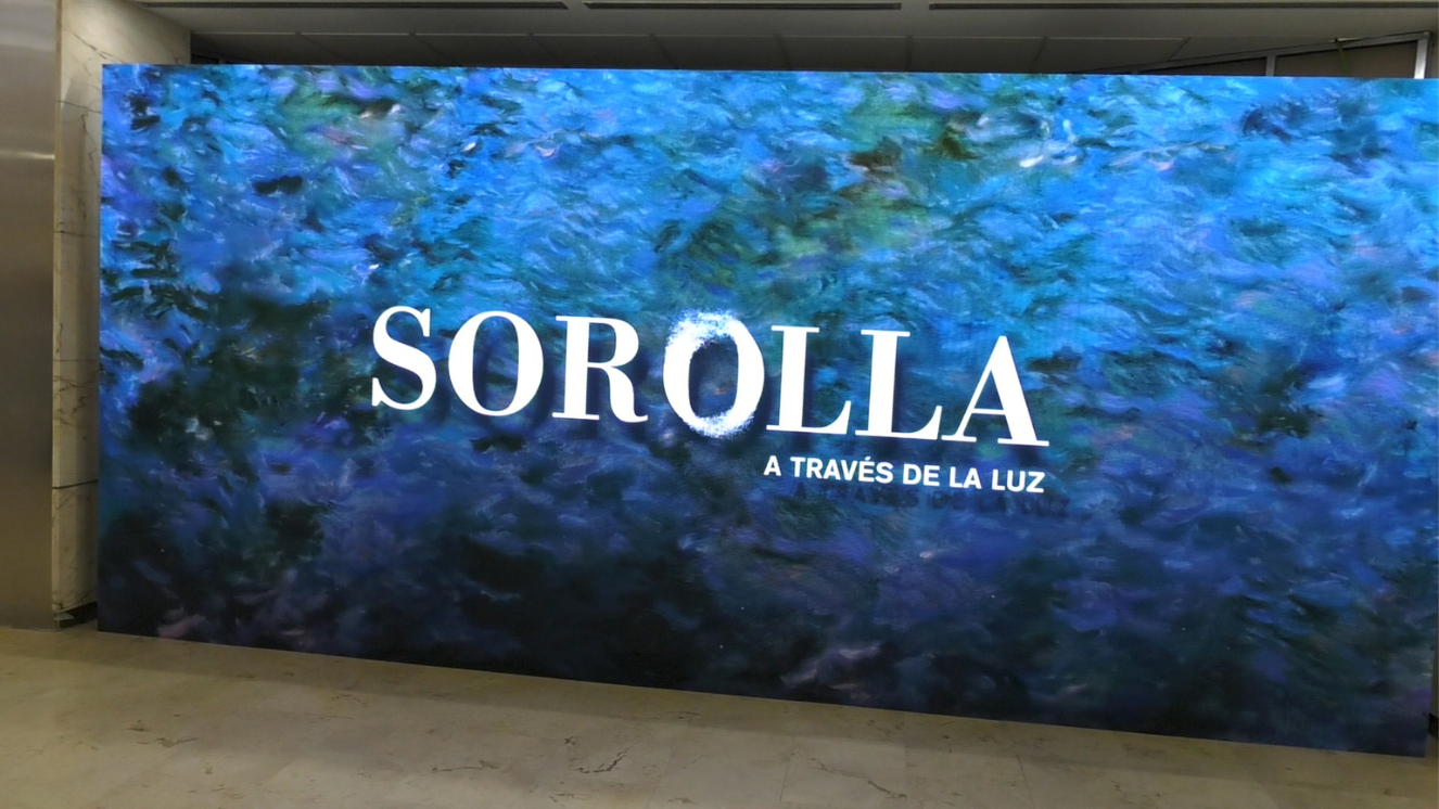 Experiencia audiovisual Sorolla y la luz