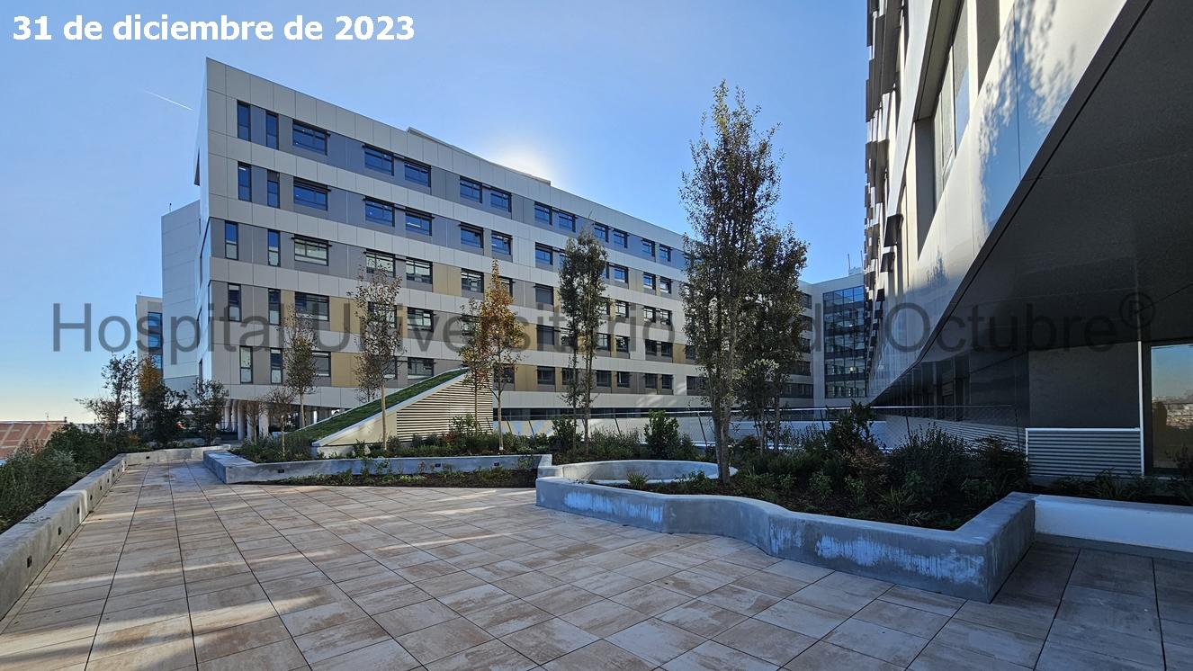 Jardines terapéuticos Nuevo Edificio de Hospitalización