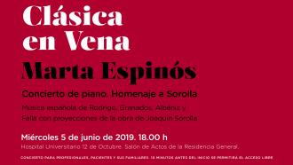 cartel del concierto de piano