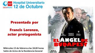cartel de la proyección El ángel de Budapest