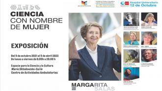 Cartel de la exposición Ciencia con Nombre de Mujer