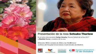Presentación de la rosa Setsuko Thurlow