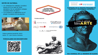 Cartel del III Concurso Cuida el Arte de LavARTE
