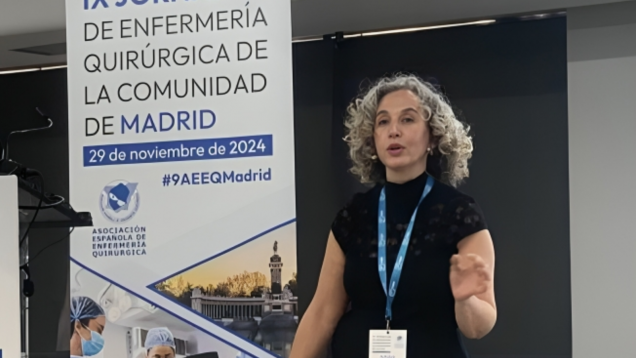María Sáenz Jalón retrato mitad superior junto a enara